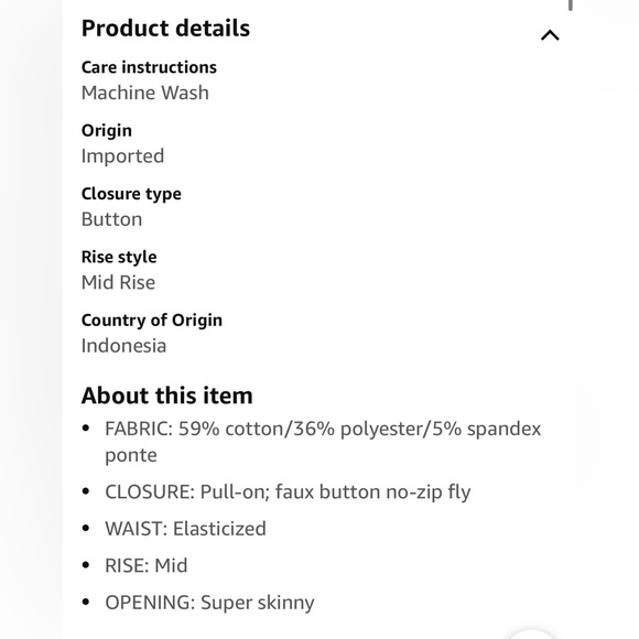 The Children's Place Girls' Ponte Knit Pull on Leggings/Pants - Picture 2 of 3